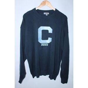 Columbia University Men's XL Navy Blue Embroidered 2015 Sweater Made in USA